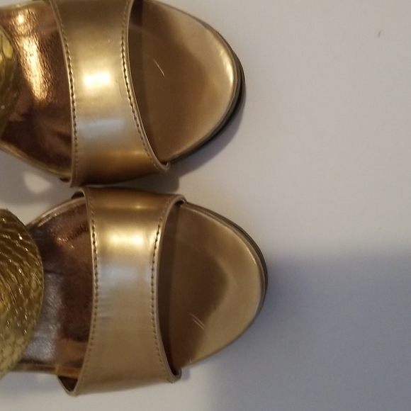 Promise Gold Women's Heels Size 7 - Picture 4 of 11